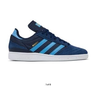Adidas Busenitz Navy Light Blue Skateboarding Suede